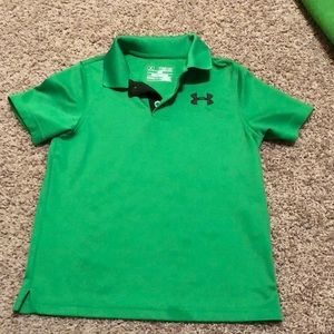 UA boys size YXS dry fit polo